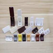 Plastic corner code partition corner code with cover corner code bracket furniture right angle corner code cabinet connector with iron small hanging code