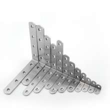 Stainless steel 90 degree right angle code stainless steel thickened fixed L-shaped right angle code laminate support