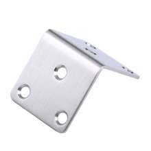 Stainless steel corner code wooden box corner frame 90 degree back hole L-shaped right angle code furniture hanging code link direct sale