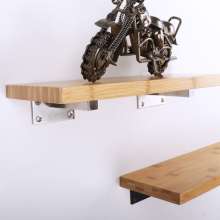 Wall load-bearing wall-mounted support frame, shelf wall-mounted bracket, black stainless steel shelf bracket accessories