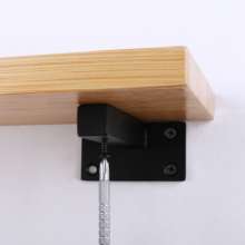 Wall load-bearing wall-mounted support frame, shelf wall-mounted bracket, black stainless steel shelf bracket accessories