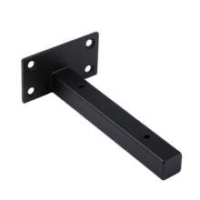 Wall load-bearing wall-mounted support frame, shelf wall-mounted bracket, black stainless steel shelf bracket accessories