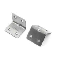 Spot thick stainless steel single corner code furniture cabinet L-shaped right angle connector hardware accessories shelf support