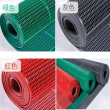 PVC non-slip mat thick red carpet hollow grid mat inner hexagonal non-slip mat wear-resistant king swimming pool non-slip mat