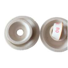 White, green and brown Luo corundum bowl type grinding wheel. The chief printing plant of the paper mill mainly grinds the paper knife. The cloth cutting knife of clothing company. Ceramic grinding wh