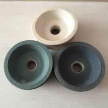 White, green and brown Luo corundum bowl type grinding wheel. The chief printing plant of the paper mill mainly grinds the paper knife. The cloth cutting knife of clothing company. Ceramic grinding wh