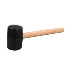 Self-produced and sold wooden handle rubber hammer. Decoration tool round head floor hammer. Wholesale rubber hammer tile installation leather hammer. Rubber hammer