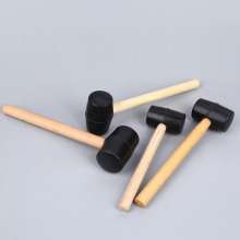 Self-produced and sold wooden handle rubber hammer. Decoration tool round head floor hammer. Wholesale rubber hammer tile installation leather hammer. Rubber hammer
