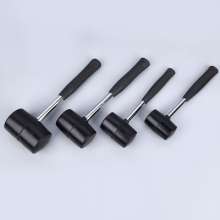 Self-produced and self-sold rubber hammer with complete specifications. Black shelf installation floor with steel pipe handle leather hammer rubber hammer rubber hammer. rubber hammer. Hammer