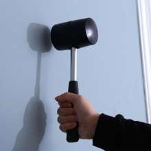 Self-produced and self-sold rubber hammer with complete specifications. Black shelf installation floor with steel pipe handle leather hammer rubber hammer rubber hammer. rubber hammer. Hammer