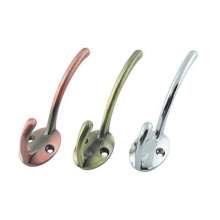 Factory direct retro bronze hook European style cabinet wardrobe wall-mounted hook household hardware hook
