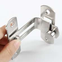 Stainless steel 90 degree angle door buckle Vintage door buckle Anti-theft door hardware accessories Sliding door lock buckle Right angle buckle insert