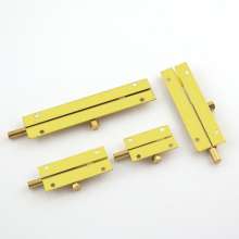 Indoor and outdoor two-way anti-theft bolts F-type pure copper surface-mounted bolts bathroom door bolt latches