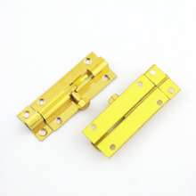 Indoor and outdoor two-way anti-theft bolts F-type pure copper surface-mounted bolts bathroom door bolt latches