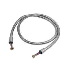Factory wholesale shower hose. Hose 304 stainless steel convenient dense hose. Copper cap water inlet shower hose