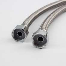 Factory direct shower hose. Explosion-proof hose hot and cold water inlet hose. 4 points 304 stainless steel braided hose