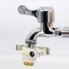 Powerful wrench faucet washing machine multi-function connection car wash water gun shower pipe adapter 4 points threaded water pipe