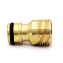 Water gun external thread nipple joint 4 points quick interface 1/2 thread joint garden car wash simple water pipe fittings