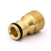 Water gun external thread nipple joint 4 points quick interface 1/2 thread joint garden car wash simple water pipe fittings