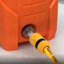 Quick coupling/car wash water gun for 4-point hose/four-point hose special fittings/plastic water stop connection