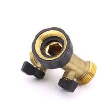 Washing machine three-way valve shunt water distributor washing machine faucet joint 1 / 2 with valve faucet accessories