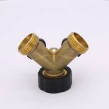 Washing machine three-way valve shunt water distributor washing machine faucet joint 1 / 2 with valve faucet accessories