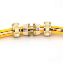 Copper 4 points PVC water pipe repair repair joint extension extension hose connection docking household car wash water gun accessories