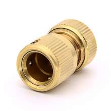 Household water seal connected with 4-point copper quick connector high-pressure car washing water gun 4 / 6 water distribution pipe fittings 1 / 2 interface