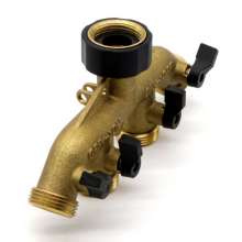 Car wash connector 46 points 1 inch faucet water pipe shunt water divider one point four way ball valve switch four way