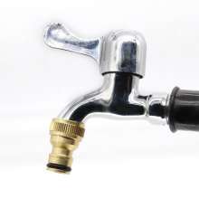 Household 4 points washing machine faucet standard connector high pressure car wash water gun garden hose hose nipple connector 1