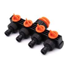 Car wash connector 46 points 1 inch faucet water pipe shunt water divider one point four-way ball valve switch five-way