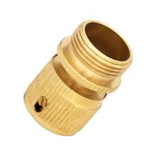 Copper water connection 4 points 6 points external thread 25.5mm copper quick connector quick connect fitting parts for car wash water gun