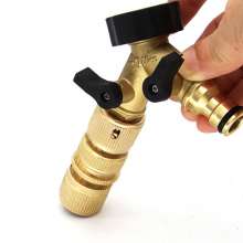 Copper water connection 4 points 6 points external thread 25.5mm copper quick connector quick connect fitting parts for car wash water gun