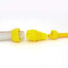 Quick-connect connector beef tendon snake skin hose extension union water pipe plastic quick-connect butt joint 4 minutes to 6 minutes 1 inch