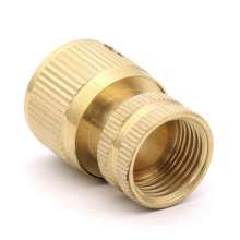 Copper water connection copper quick connector 4 quarter internal thread internal wire quick connect water pipe fitting parts for car wash water gun