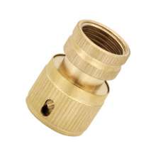 Copper water connection copper quick connector 4 quarter internal thread internal wire quick connect water pipe fitting parts for car wash water gun