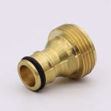 6 points garden car wash water gun tail nipple fittings 3/4 external thread European teeth nipple interface water pipe quick connector