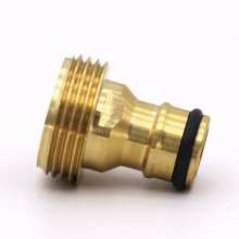 6 points garden car wash water gun tail nipple fittings 3/4 external thread European teeth nipple interface water pipe quick connector
