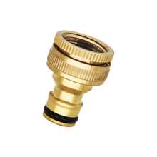 4 points 6 points female thread female washing machine faucet nipple connector pure copper standard connector car wash water gun accessories