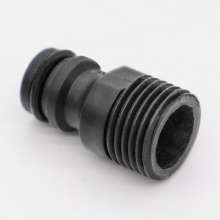 Outer 4 points, outer threaded tooth shower pipe angle valve faucet threaded faucet soft water pipe quick adapter nipple 1/2