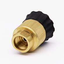 High pressure car wash water gun head inner wire 14 multi-aperture diameter two-head fan-shaped gun head cylindrical duckbill adjustable