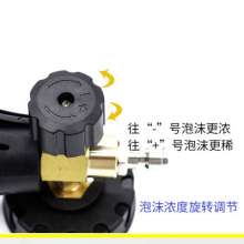 Car washing foam big mouth watering can high pressure car washing machine PA foam pot snowflake Taizhou water gun fan-shaped quick plug foaming pump