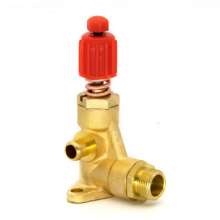 55/58 type high pressure washer parts car washer pump head pressure regulating valve 2 two-hole thickening pressure regulating valve spare parts