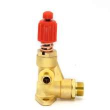 55/58 type high pressure washer parts car washer pump head pressure regulating valve 2 two-hole thickening pressure regulating valve spare parts