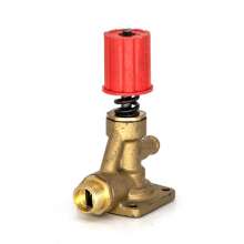 55/58 type high pressure washer repair parts car washer pump head pressure regulating valve iron four-hole pressure regulating valve