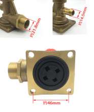 55 type 58 type high pressure washer repair parts car washer pump head pressure regulating valve four-hole thickening pressure regulating valve