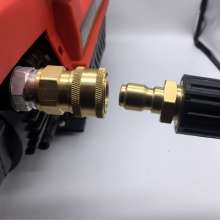 Copper pressure washer outlet quick coupling guide car household portable car washing machine Yili Baima
