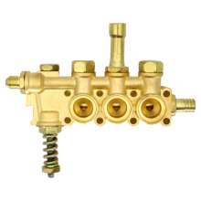 High pressure washer car washer pump head repair parts household 380 copper block copper pump head assembly air chamber seat