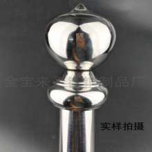 Manufacturers sell stainless steel conjoined decorative balls. Green onion ball on stair railing. Seated ball head. Stair accessories