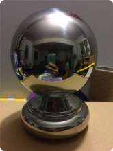 The manufacturer sells stainless steel conjoined balls. Stair decoration. Ball with seat stair railing ball, column head decorative ball holder.